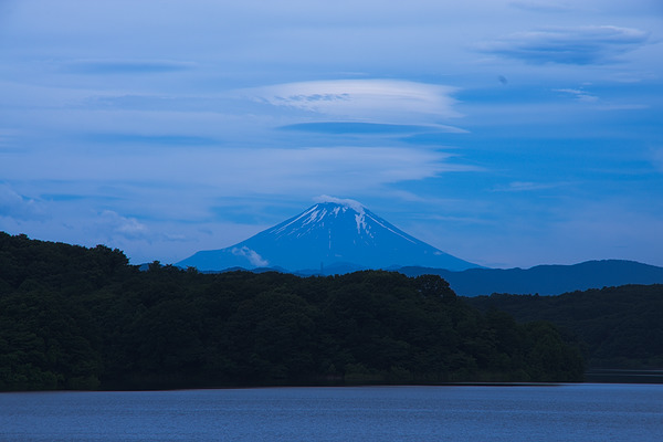 狭山湖 富士山
