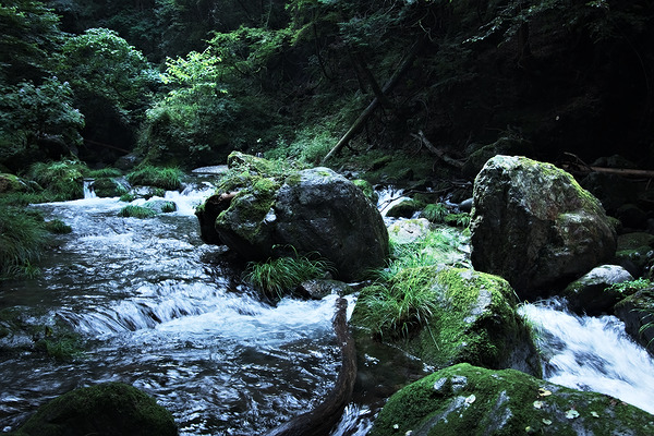 出石窪の滝 風景 海沢渓谷