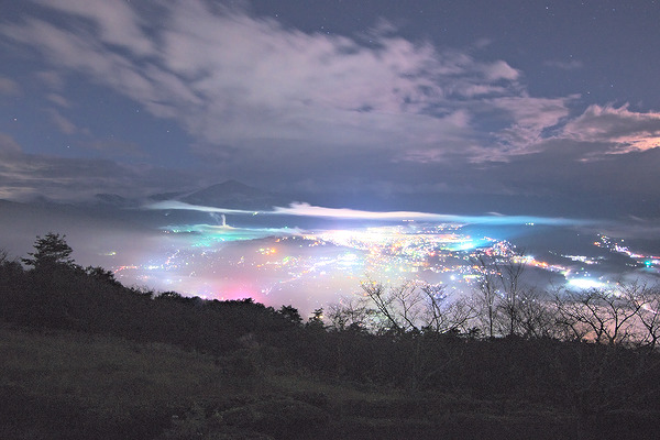 美の山公園 雲海夜景